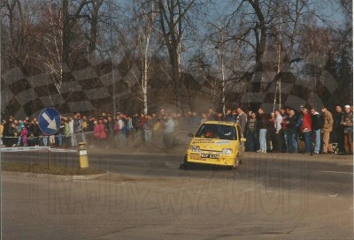 59. Jacek Sikora i Marek Kaczmarek - Fiat Cinquecento Sporting.   (To zdjęcie w pełnej rozdzielczości możesz kupić na www.kwa-kwa.pl )