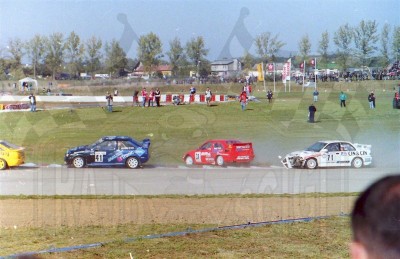 35. Nr.41.P.Kotan - Ford Escort WRC, nr.31.P.Triebe - Ford Escort Cosworth, nr.71.Mariusz Stec - Mitsubishi Lancer Evo III