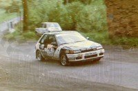 104. Willy Duvel i Harald Brock - Mazda 323 Familia Turbo 4wd.   (To zdjęcie w pełnej rozdzielczości możesz kupić na www.kwa-kwa.pl )