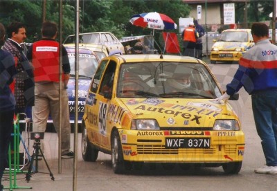 67. Jacek Sikora i Marek Kaczmarek - Fiat Cinquecento Sporting   (To zdjęcie w pełnej rozdzielczości możesz kupić na www.kwa-kwa.pl )