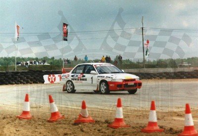 97. Leszek Kuzaj - Mitsubishi Lancer Evo III.   (To zdjęcie w pełnej rozdzielczości możesz kupić na www.kwa-kwa.pl )