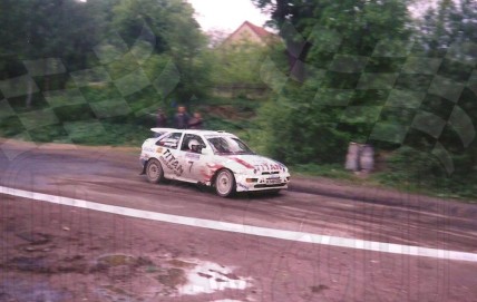 53. Jerzy Wierzbołowski i Bogusław Lepiarz - Ford Escort Cosworth RS    (To zdjęcie w pełnej rozdzielczości możesz kupić na www.kwa-kwa.pl )