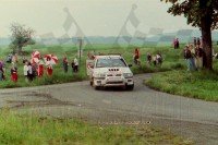93. Robert Herba i Artur Skorupa - Nissan Sunny GTiR.   (To zdjęcie w pełnej rozdzielczości możesz kupić na www.kwa-kwa.pl )