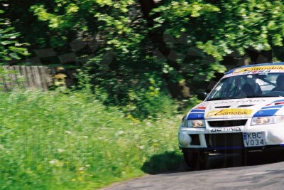 8. Michał Bębenek i Grzegorz Bębenek - Mitsubishi Lancer Evo V  (To zdjęcie w pełnej rozdzielczości możesz kupić na www.kwa-kwa.pl )