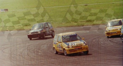 39. Nr.31.Marek Szymczyk, nr.34.Wiktor Turkiewicz - Fiaty Cinquecento Sporting.   (To zdjęcie w pełnej rozdzielczości możesz kupić na www.kwa-kwa.pl )