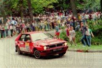 59. Marek Sadowski i Jakub Mroczkowski - Lancia Delta Integrale.   (To zdjęcie w pełnej rozdzielczości możesz kupić na www.kwa-kwa.pl )