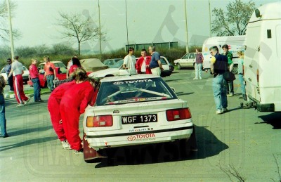 11. Toyota Celica GT4 załogi Paweł Przybylski i Krzysztof Gęborys.   (To zdjęcie w pełnej rozdzielczości możesz kupić na www.kwa-kwa.pl )