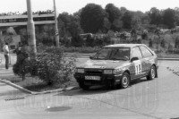 145. Mirosław Krachulec i Marek Kusiak - Mazda 323 4wd Turbo.   (To zdjęcie w pełnej rozdzielczości możesz kupić na www.kwa-kwa.pl )