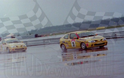 5. Nr.5.Robert Polak, nr.2.Jakub Golec - Renaulty Megane coupe.   (To zdjęcie w pełnej rozdzielczości możesz kupić na www.kwa-kwa.pl )