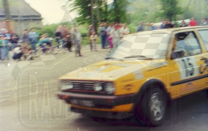 126. Andrzej Koper i Maciej Wisławski - VW Golf GTi 16V.   (To zdjęcie w pełnej rozdzielczości możesz kupić na www.kwa-kwa.pl )