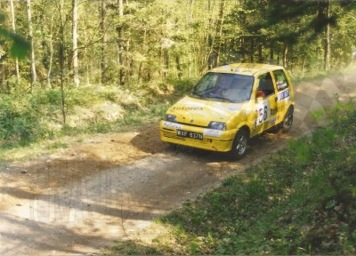 13. Jacek Sikora i Marek Kaczmarek - Fiat Cinquecento Sporting   (To zdjęcie w pełnej rozdzielczości możesz kupić na www.kwa-kwa.pl )