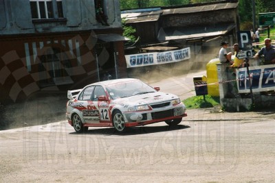 11. Michał Duda i Robert Gliwiak - Mitsubishi Lancer Evo VI  (To zdjęcie w pełnej rozdzielczości możesz kupić na www.kwa-kwa.pl )