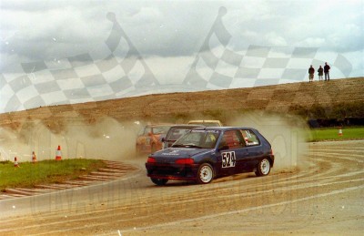 73. Jerzy Poznański - Peugeot 106 XSI i Piotr Granica - Suzuki Swift GTi   (To zdjęcie w pełnej rozdzielczości możesz kupić na www.kwa-kwa.pl )