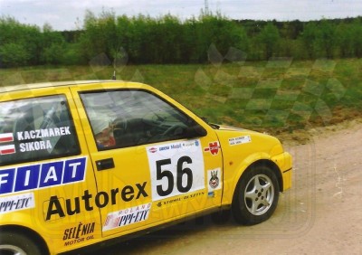 16. Jacek Sikora i Marek Kaczmarek - Fiat Cinquecento Sporting   (To zdjęcie w pełnej rozdzielczości możesz kupić na www.kwa-kwa.pl )