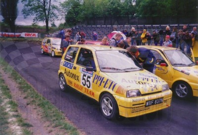 74. Jacek Sikora i Marek Kaczmarek - Fiat Cinquecento Sporting   (To zdjęcie w pełnej rozdzielczości możesz kupić na www.kwa-kwa.pl )