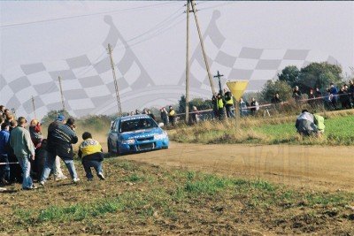 48. Piotr Maciejewski i Piotr Kowalski - Mitsubishi Lancer Evo VI  (To zdjęcie w pełnej rozdzielczości możesz kupić na www.kwa-kwa.pl )