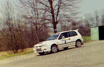 38. Robert Herba i Artur Skorupa - Nissan Sunny GTiR.   (To zdjęcie w pełnej rozdzielczości możesz kupić na www.kwa-kwa.pl )