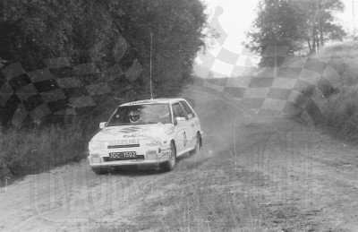 73. Piotr Kozłowiecki i Marek Skrobot - Suzuki Swift GTi.   (To zdjęcie w pełnej rozdzielczości możesz kupić na www.kwa-kwa.pl )