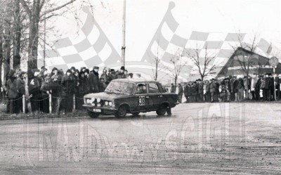 Ryszard Trzciński i Jerzy Lachowski - Polski Fiat 125p 1500. To zdjęcie w pełnej rozdzielczości możesz kupić na http://kwa-kwa.pl