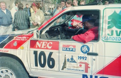 7. Salvador Servia i J.Puig - Nissan Terrano.   (To zdjęcie w pełnej rozdzielczości możesz kupić na www.kwa-kwa.pl )