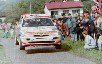 40. Adam Magaczewski i Andrzej Białowąs - Ford Escort Cosworth RS   (To zdjęcie w pełnej rozdzielczości możesz kupić na www.kwa-kwa.pl )