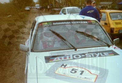 18. Paweł Omlet i Svietlana Dąbrowska - Ford Escort RS 2000.  (To zdjęcie w pełnej rozdzielczości możesz kupić na www.kwa-kwa.pl )
