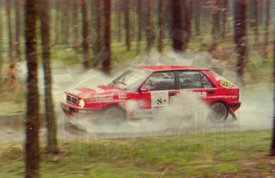 10. Marek Sadowski i K.Kański - Lancia Delta Integrale HF 16V.   (To zdjęcie w pełnej rozdzielczości możesz kupić na www.kwa-kwa.pl )