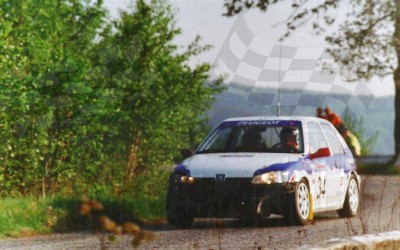 14. Jacek Jerschina i Artur Orlikowski - Peugeot 106 Maxi.   (To zdjęcie w pełnej rozdzielczości możesz kupić na www.kwa-kwa.pl )
