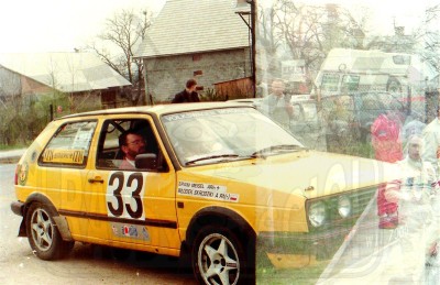 133. Włodzimierz Pawluczuk i Erwin Meisel - VW Golf GTi 16S.   (To zdjęcie w pełnej rozdzielczości możesz kupić na www.kwa-kwa.pl )