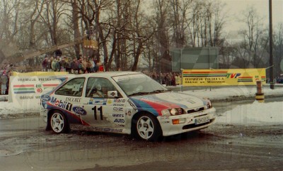 6. Zenon Sawicki i Marek Skrobot - Ford Escort Cosworth RS   (To zdjęcie w pełnej rozdzielczości możesz kupić na www.kwa-kwa.pl )