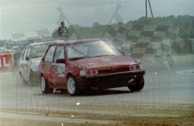 36. P.Kanecki - Toyota Corolla i Łukasz Zoll - Skoda Felicia   (To zdjęcie w pełnej rozdzielczości możesz kupić na www.kwa-kwa.pl )