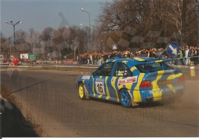 54. Krzysztof Tercjak i Jacek Mikrut - Ford Escort Cosworth RS.    (To zdjęcie w pełnej rozdzielczości możesz kupić na www.kwa-kwa.pl )