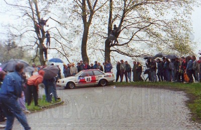 69. Piotr Kufrej i Malina Wiechowska - Toyota Corolla GT.   (To zdjęcie w pełnej rozdzielczości możesz kupić na www.kwa-kwa.pl )