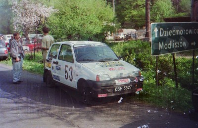 5. Fiat Cinquecento załogi Krzysztof Górski i Anna Szparska-Górska.   (To zdjęcie w pełnej rozdzielczości możesz kupić na www.kwa-kwa.pl )