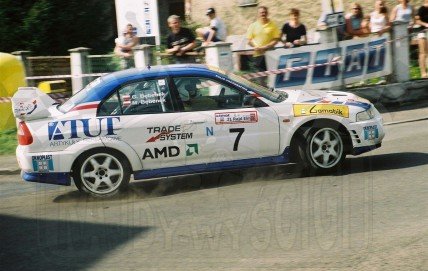 6. Michał Bębenek i Grzegorz Bębenek - Mitsubishi Lancer Evo V  (To zdjęcie w pełnej rozdzielczości możesz kupić na www.kwa-kwa.pl )