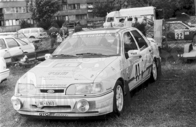 18. Ford Sierra Saphire Cosworth 4x4 szwajcarskiej załogi Phillippe Girardin i Patrick Spart.   (To zdjęcie w pełnej rozdzielczości możesz kupić na www.kwa-kwa.pl )