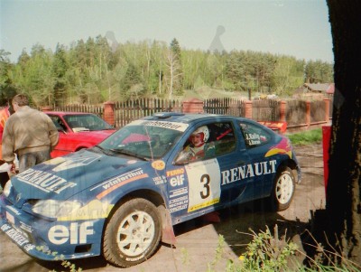2. Janusz Kulig i Jarosław Baran - Renault Megane Maxi.   (To zdjęcie w pełnej rozdzielczości możesz kupić na www.kwa-kwa.pl )