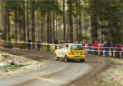 76. Jacek Sikora i Marek Kaczmarek - Fiat Cinquecento Sporting.   (To zdjęcie w pełnej rozdzielczości możesz kupić na www.kwa-kwa.pl )