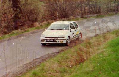 110. Bogdan Herink i Barbara Stępkowska - Renault Clio Williams.   (To zdjęcie w pełnej rozdzielczości możesz kupić na www.kwa-kwa.pl )